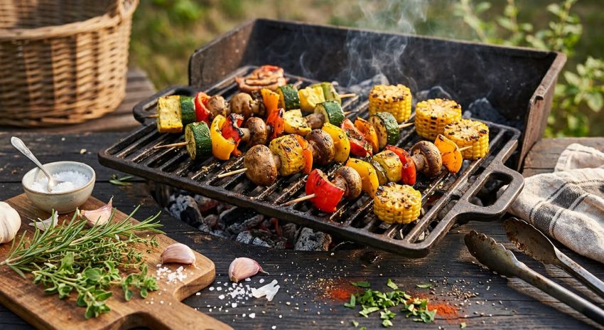 Gezonder barbecueën: de lekkerste kruiden voor groenten van de bbq